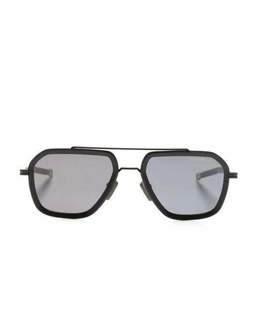 Dita Eyewear Gray Lsa-433 Pilot-Frame Sunglasses