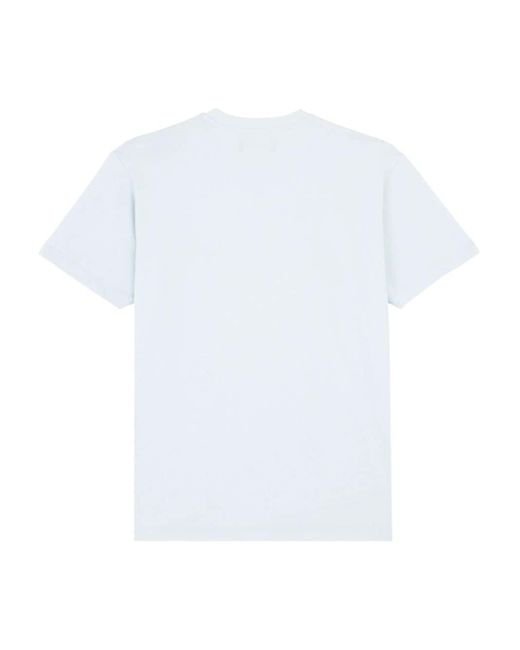 T-shirt en coton à imprimé graphique Vilebrequin pour homme en coloris Blue