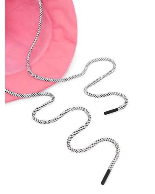 Kangol Pink Drawstring Appliqué Hat