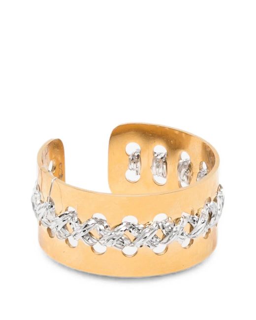 Anillo Slip-On L'EIGHT STUDIO de color Metallic