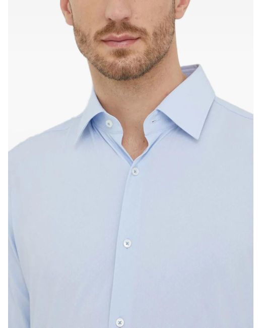 Boss Blue Buttoned Shirt for men
