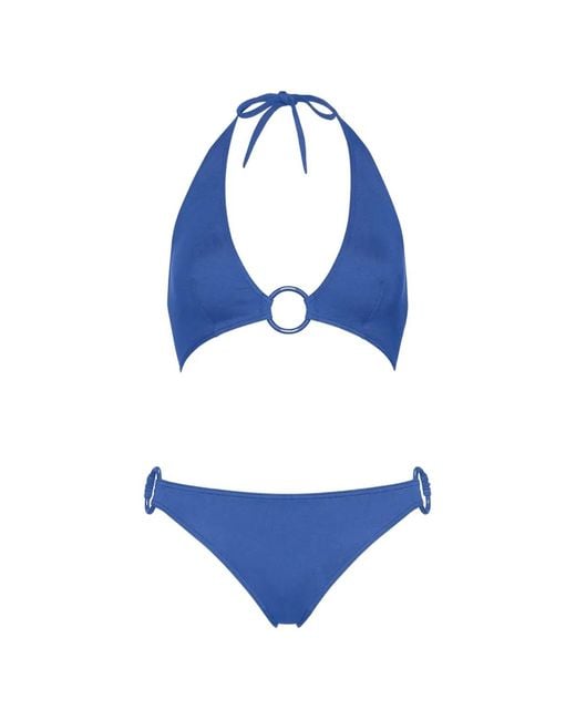 Eres Blue Leandra Sylvia Ring-Detail Bikini Set