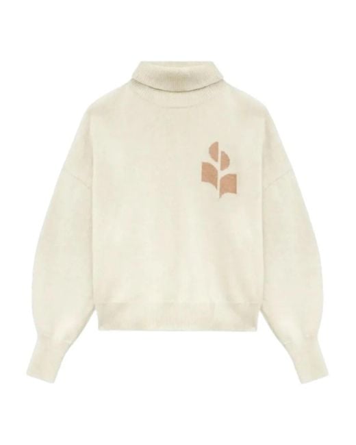Isabel Marant Coltrui Met Geborduurd Logo in het White