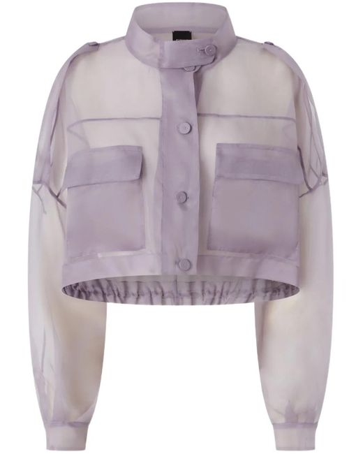 Pinko セミシアー ジャケット Purple