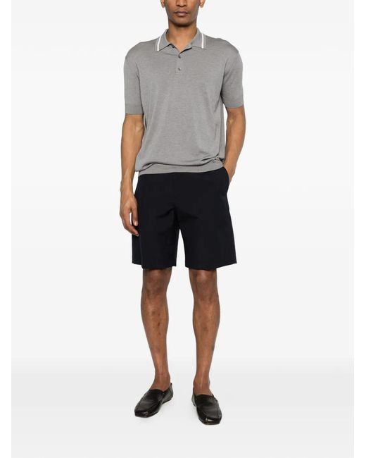 Grayed Blue Shorts for men