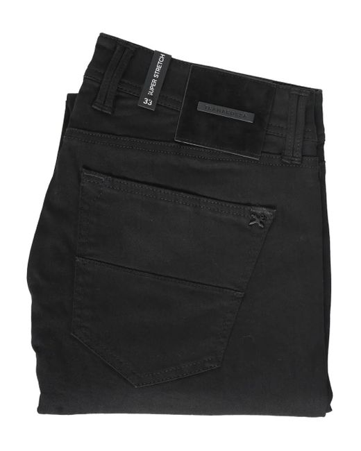 メンズ Sartoria Tramarossa ロゴパッチ パンツ Black