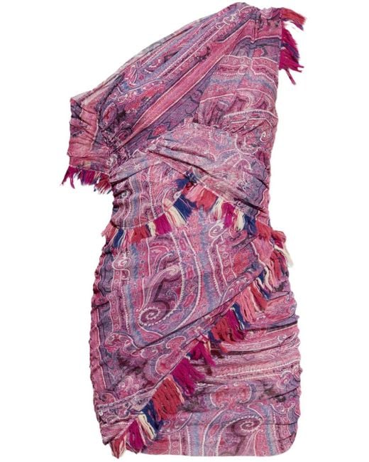 Isabel Marant Dessia Jurk in het Purple