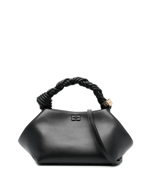 Ganni Black Bou Tote Bag