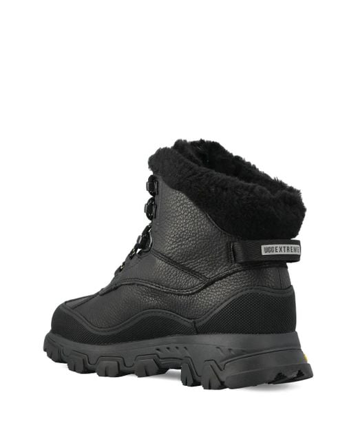 Ugg Adirondack Meridian Wanderschuh in Black, Größe 40, Leder