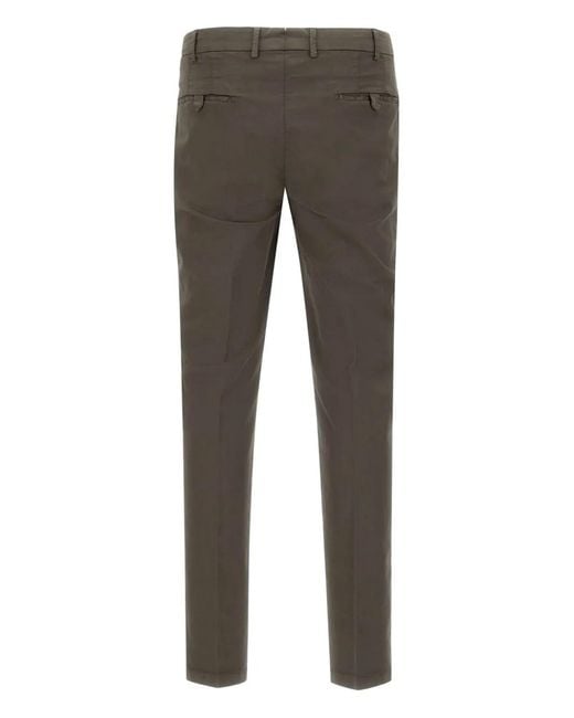 Devore Gray Belt-Loops Trousers for men