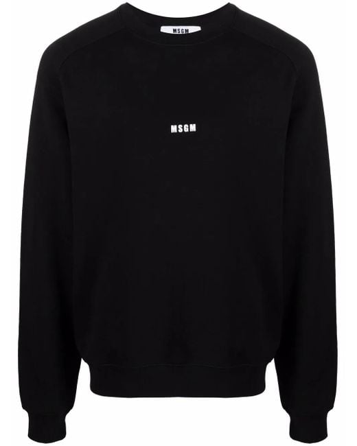 MSGM Trui Met Logoprint in het Blue voor heren