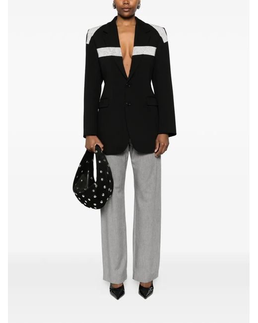 Coperni Gray Contrast Panel Trousers