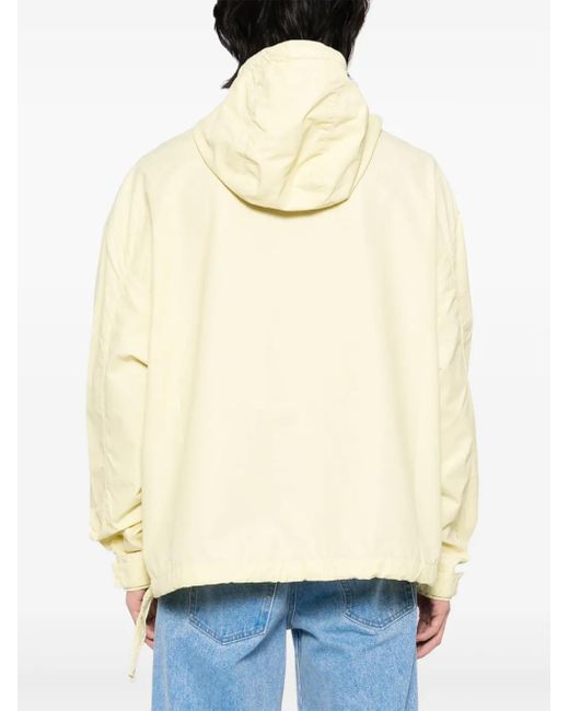 Sunnei Natural Zip-Up Hoodie