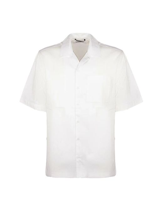 Oamc Peacemaker White Graphic-Print Shirt for men