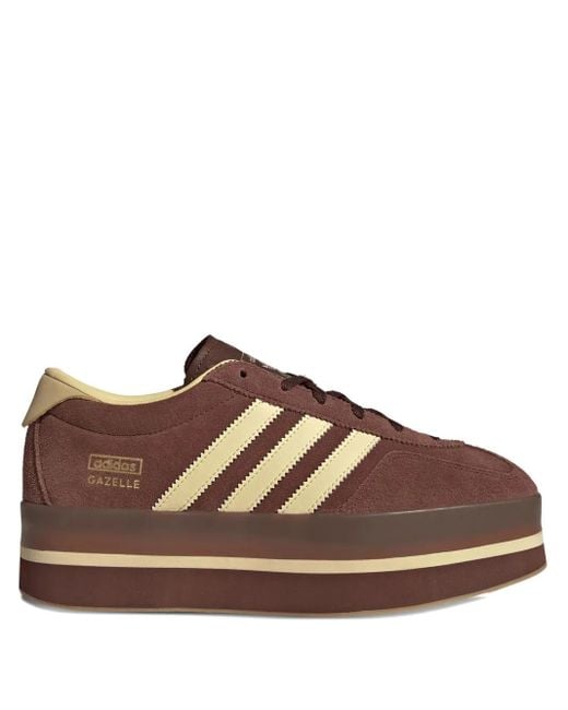Baskets Gazelle Stack Adidas en coloris Brown