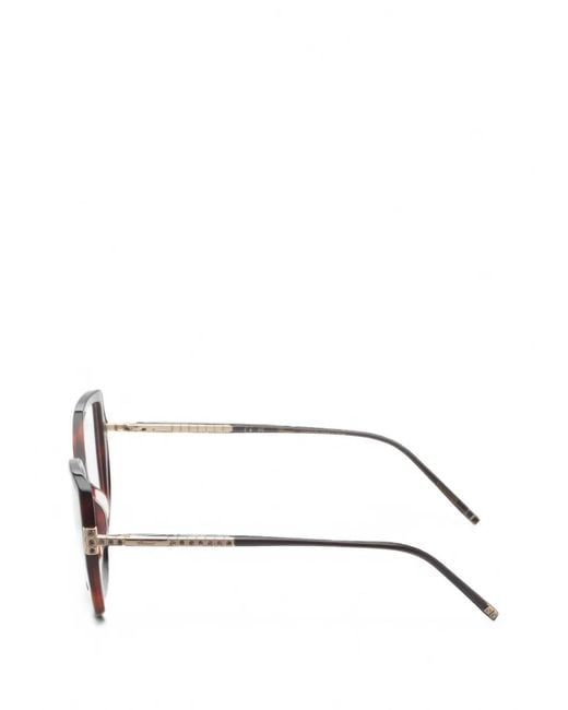 Chopard Metallic Tortoiseshell-Effect Cat-Eye Glasses