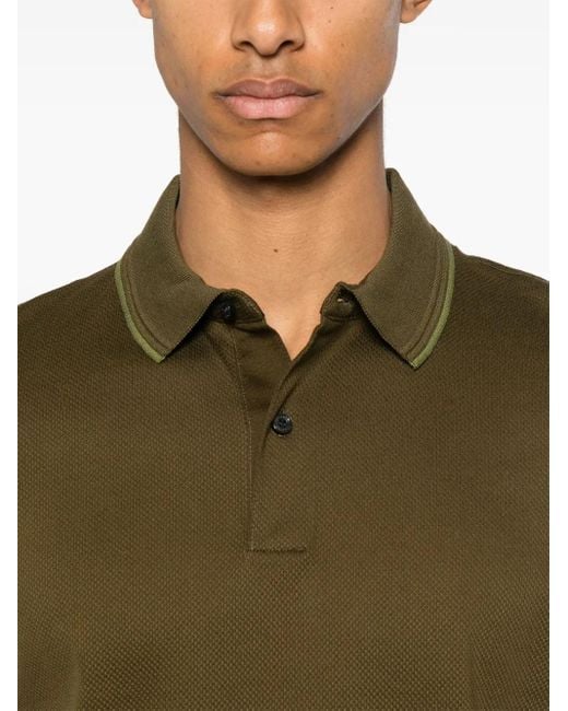 Boss Green Textured Polo Shirt for men