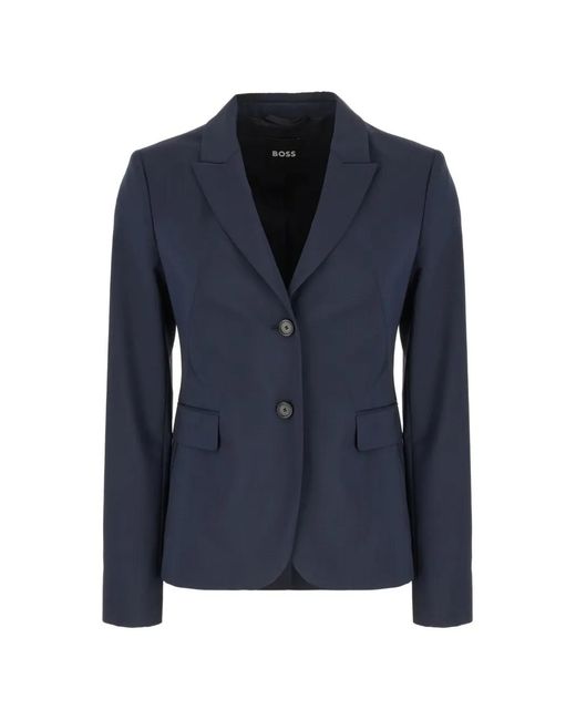 HUGO Blue Single-Breasted Jacket