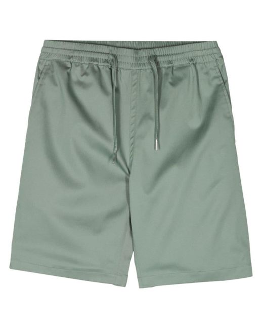 Sandro Green Drawstring-waist Bermuda Shorts for men