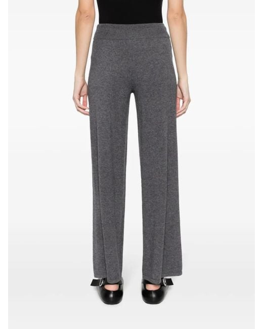 Lisa Yang Gray Hose Aus Kaschmir Mit Hohem Bund