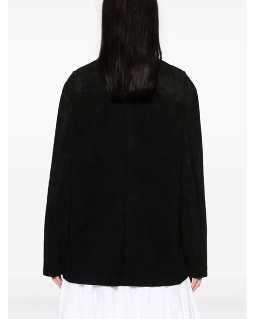 The Row Black Theon Overshirt