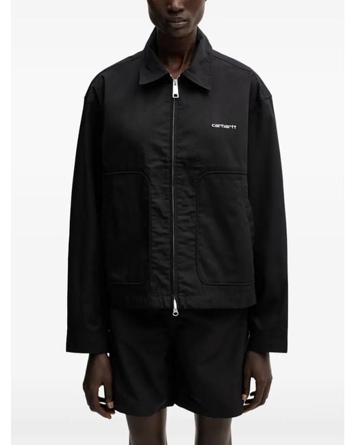 Carhartt Black Postal Zip-Up Jacket