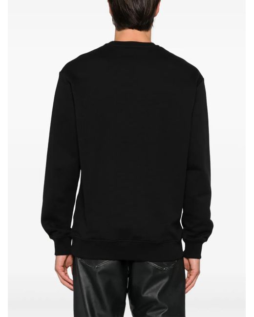 Just Cavalli Black Logo-Print Sweatshirt for men