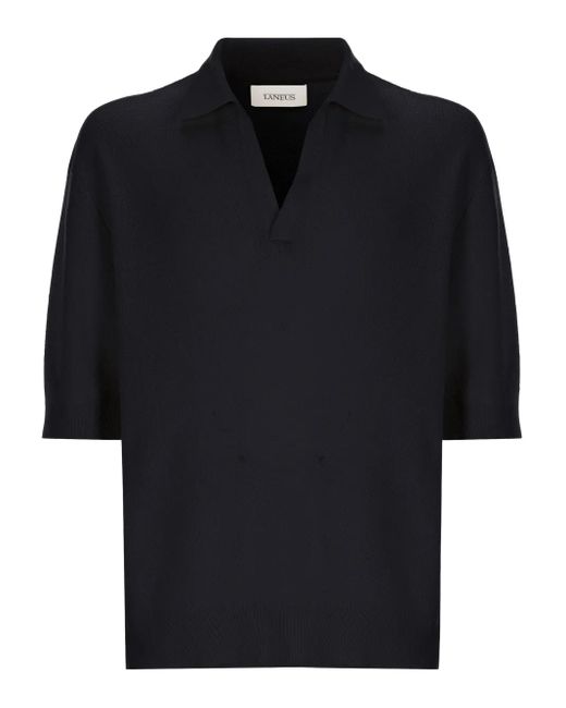 Laneus ポロシャツ Black