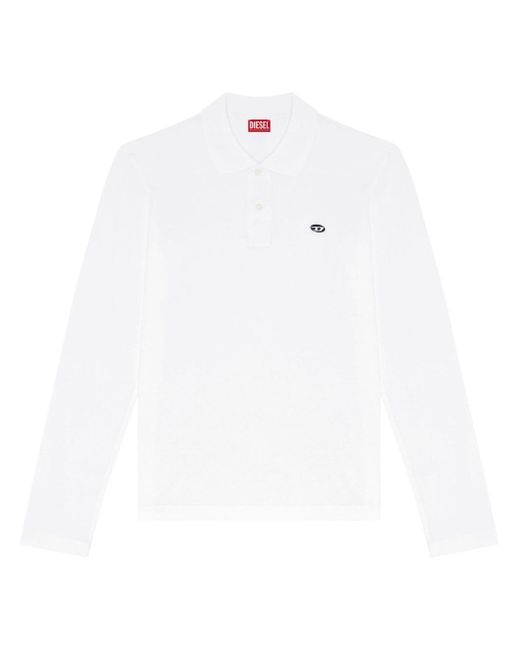 DIESEL T-Smith Poloshirt in White für Herren
