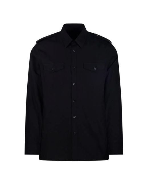Gucci Black Gg Cotton Shirt for men