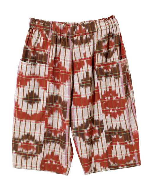 South2 West8 Red Short À Taille Élastique for men