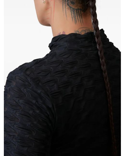 Henrik Vibskov Black Bubble Midi Dress