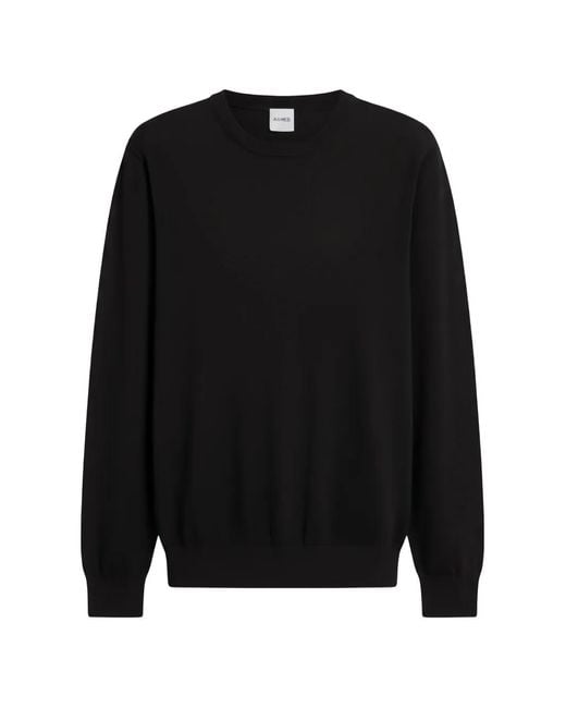 Aspesi Black Crew-Neck Sweater for men