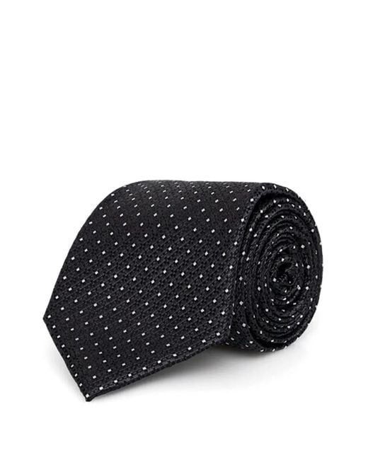 Michael Kors Black Dotted Tie for men