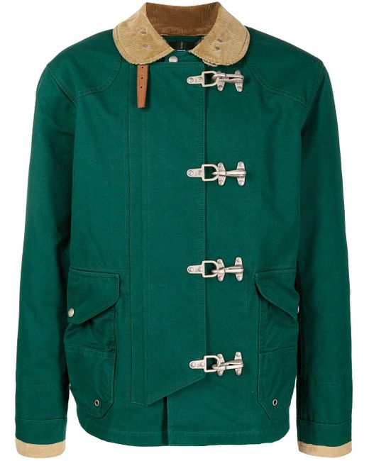Polo Ralph Lauren Cotton Cortland Contrast-collar Jacket in Green for ...