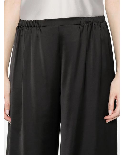 Imperial Black Elasticated Palazzo Pants