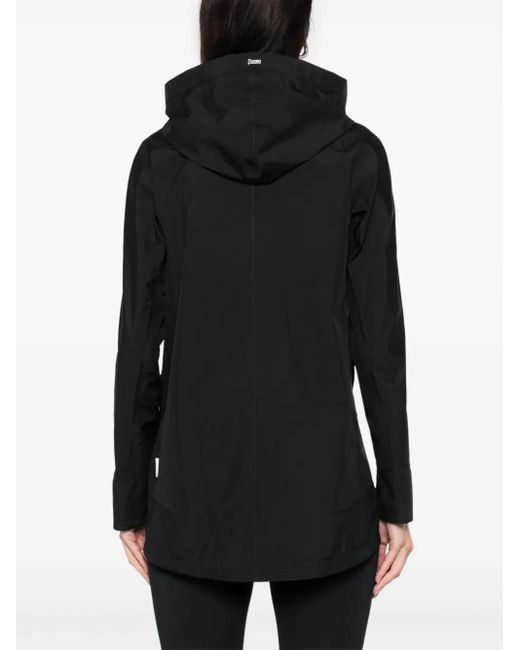 Herno Black Jacke mit Kapuze