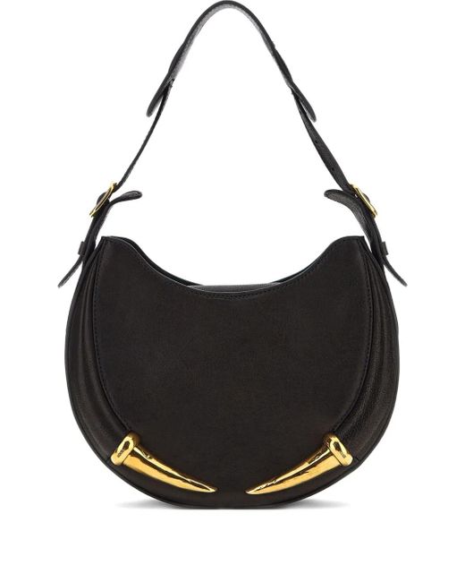 Borsa A Spalla Con Design Curvo di Roberto Cavalli in Black