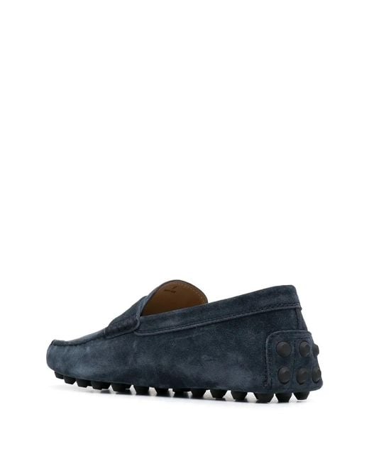Tod's Blue Leather Loafer for men