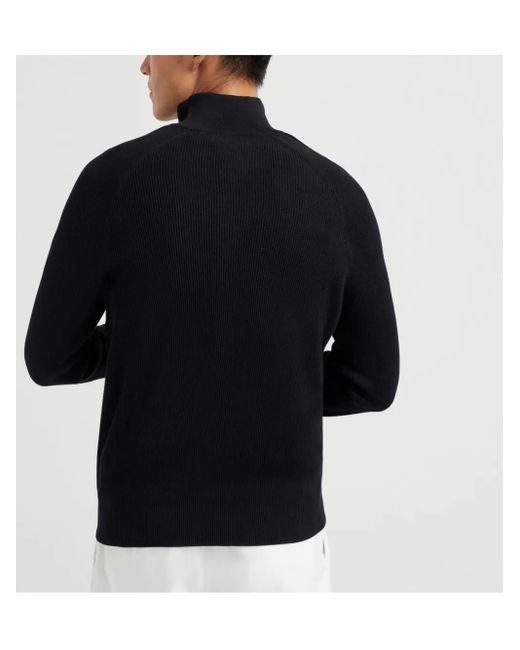 Maglione Leggero di Brunello Cucinelli in Blue da Uomo