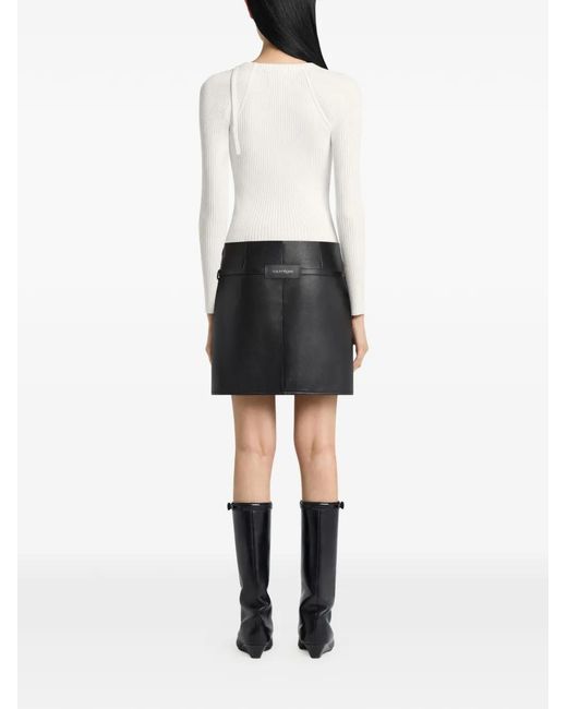 Courreges White Long-Sleeve T-Shirt