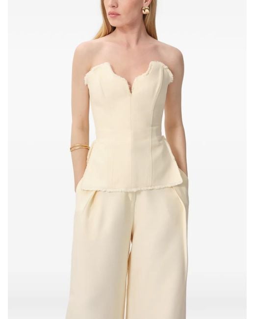 Concepto Natural Fringed Corset
