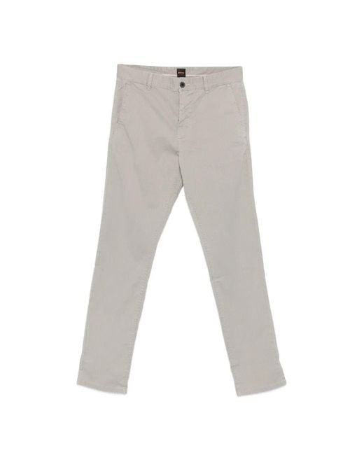 Pantalones Con Botones Boss de hombre de color Gray