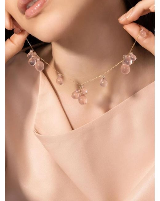 Ten Thousand Things Pink 18K Bubble Necklaces
