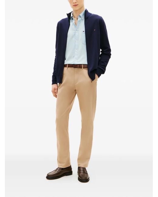 Tommy Hilfiger Blue Zip Cardigan for men