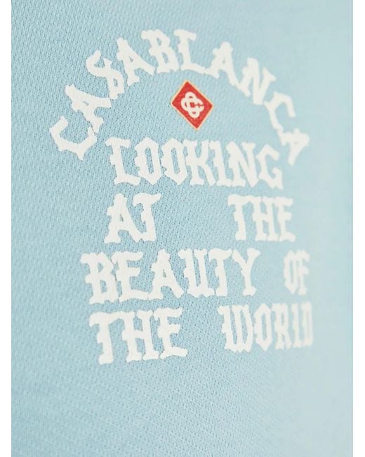 Casablanca Blue The Beauty Of The World Sweatshirt for men