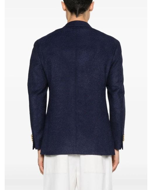 Gabriele Pasini Blue Textured Blazer for men