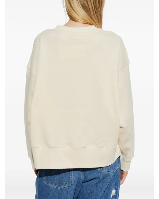 Munthe White Nakoa Cotton Sweatshirt