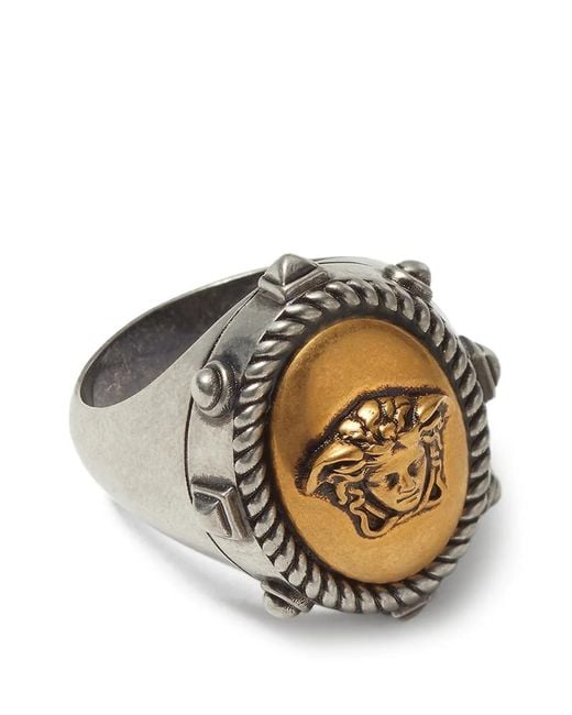 Versace Metallic Tivoli Ring