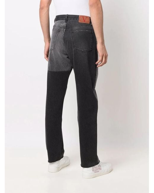 Valentino Garavani Broek Met Patchwork in het Blue voor heren
